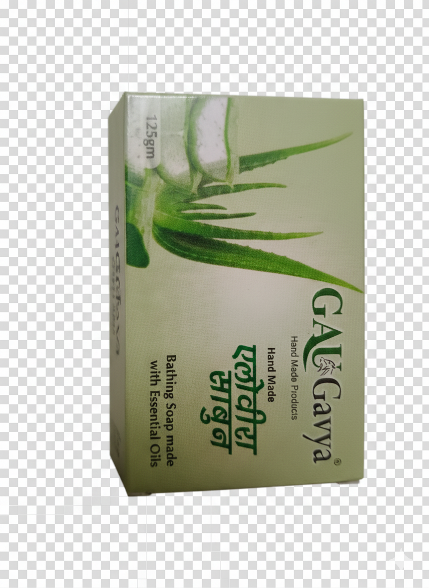 Gau Gavya Handmade Aloe vira Soap (Pack of 2) - Image 2